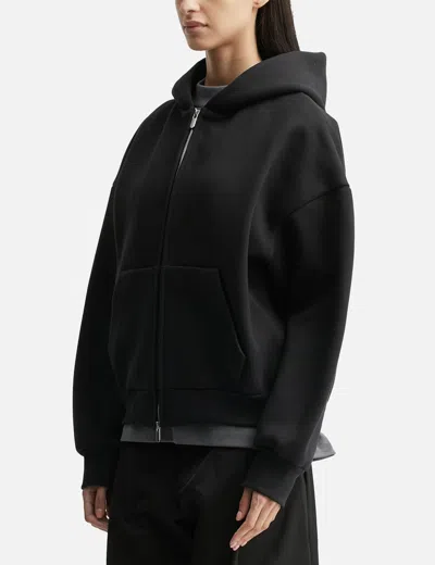 Seventh Mens V2 Zipped Hoodie In Black