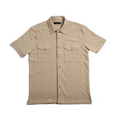 Eight X Men's Neutrals / Brown Solace Short Sleeve + Matching Pant Set In Brown