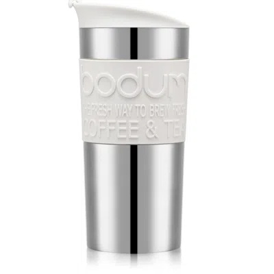 Bodum Neutrals Travel Mug Vacuum Travel Mug Off White In Silver