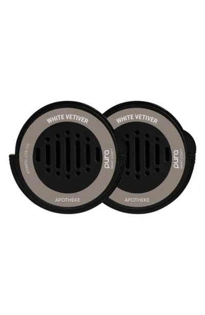 Pura X Apotheke Sea Salt Grapefruit Car Fragrance Refill Duo In Multi