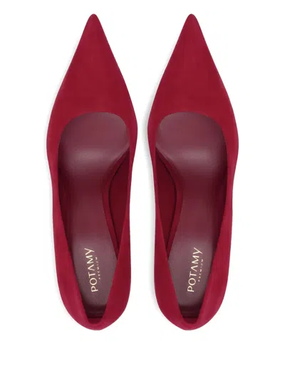 绒面皮高跟鞋（10厘米）