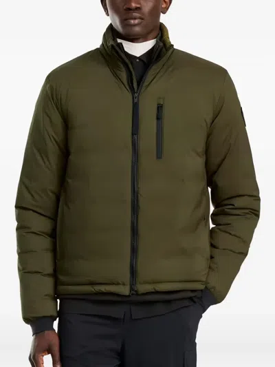 Canada Goose Lodge Hoody Down Jacket In Green