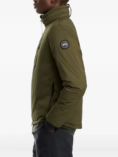 Canada Goose Lodge Hoody Down Jacket In Green