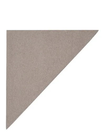 Potamy Triangular Scarf In Metallic