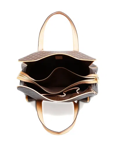 Pre-owned Celine 2000s Macadam Tote Bag In Brown