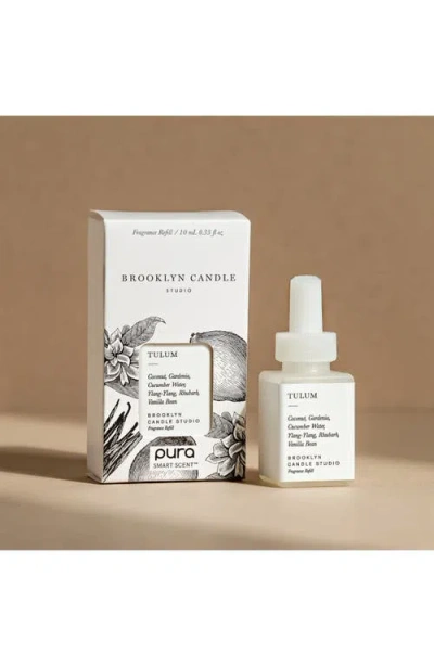 Pura X Brooklyn Candle Studio 2-pack Diffuser Fragrance Refills In White