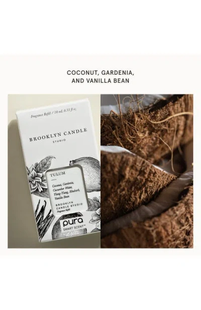 Pura X Brooklyn Candle Studio 2-pack Diffuser Fragrance Refills In White