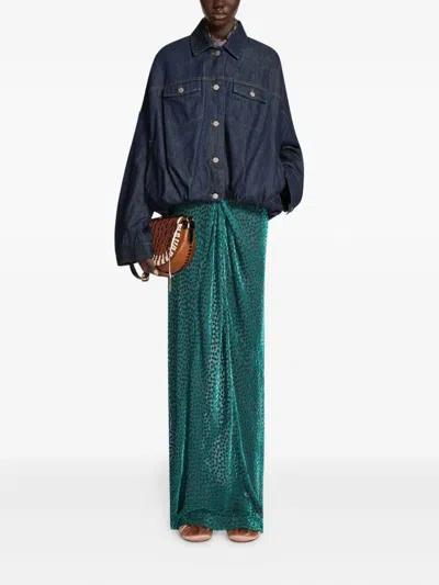 Dries Van Noten Long-sleeves Denim Jacket In Blue
