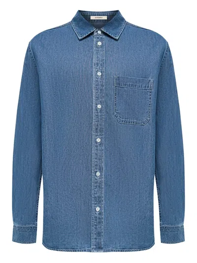 12 Storeez Denim Shirt In Blue