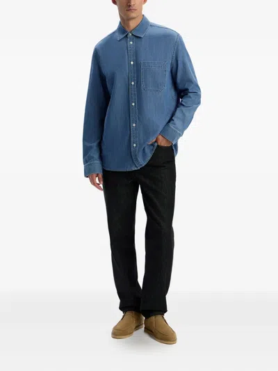 12 Storeez Denim Shirt In Blue