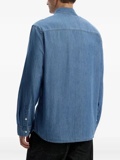 12 Storeez Denim Shirt In Blue