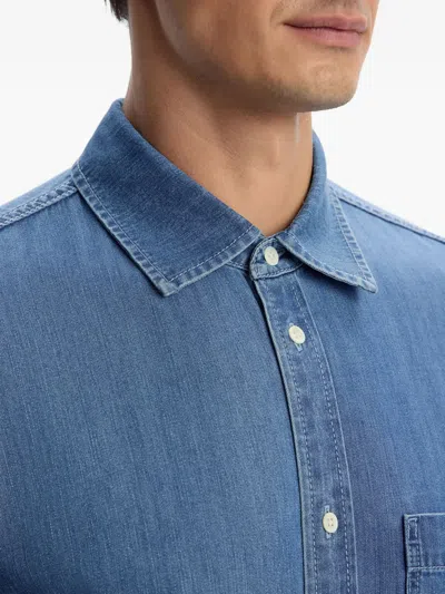 12 Storeez Denim Shirt In Blue