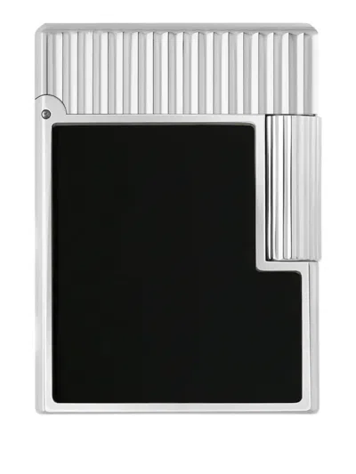 St Dupont Lacquered Lighter In Brown