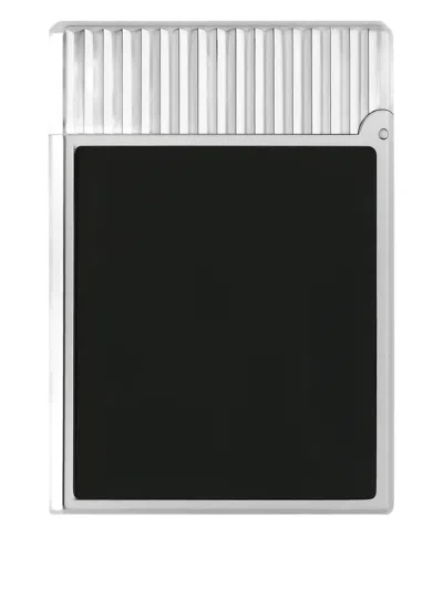 St Dupont Lacquered Lighter In Brown