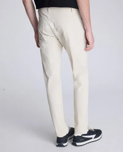 Kenneth Cole Slim Tapered Flex 5-pocket Pant In White