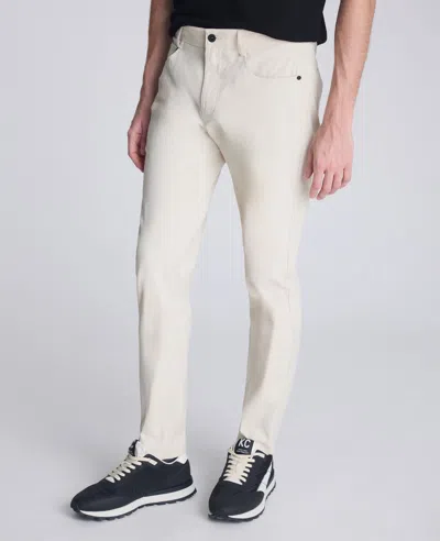 Kenneth Cole Slim Tapered Flex 5-pocket Pant In White