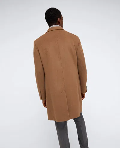 Kenneth Cole The Classic Fit Overcoat In Multi