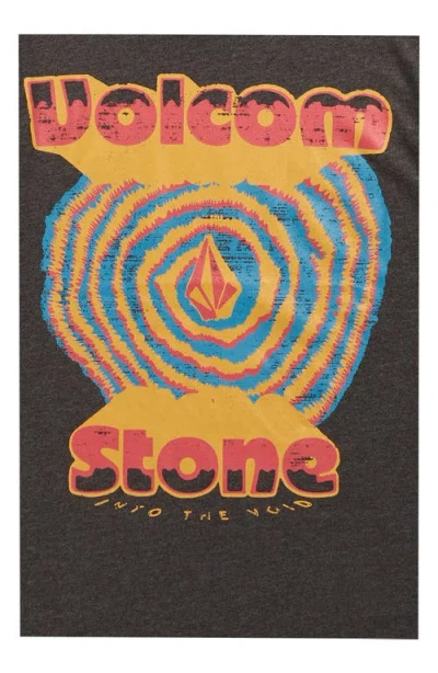 Volcom Kids' Into The Void Cotton T-shirt In Brown