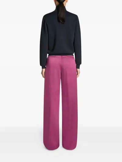 Dries Van Noten Zipped Checked Jacket In Blue