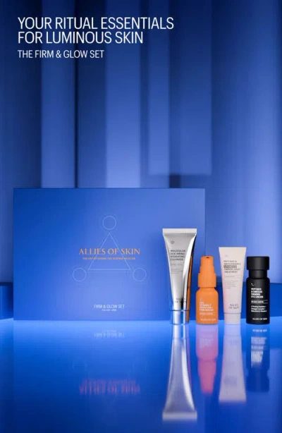 Allies Of Skin Firm & Glow Set $168 Value In Transparent