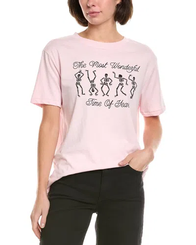 Wildfox Favorite Time Ryan Ex-bf T-shirt In Pink