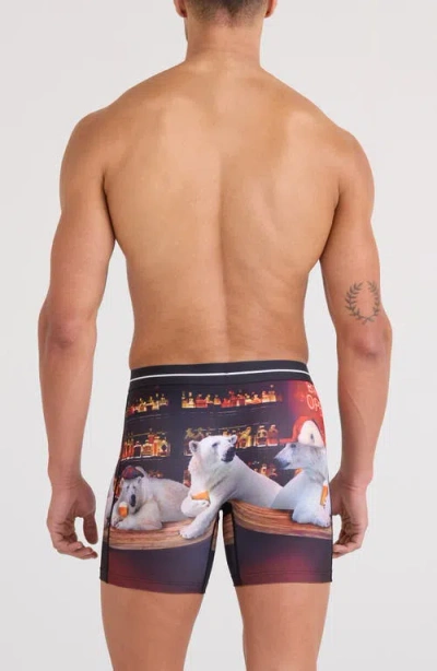 Saxx Volt Breathable Sim Fit Mesh Boxer Briefs In Blue