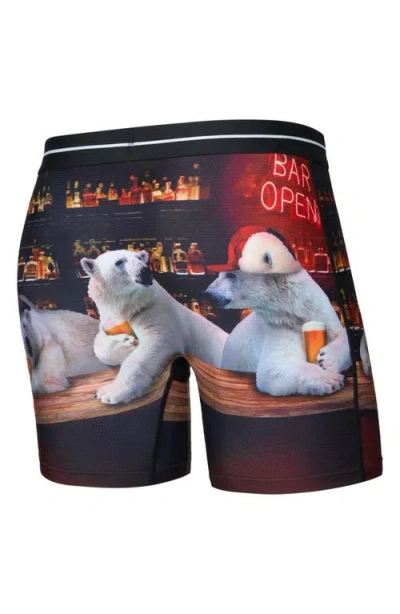 Saxx Volt Breathable Sim Fit Mesh Boxer Briefs In Blue