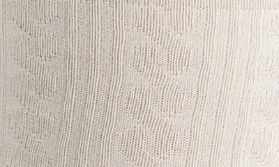 Hue Opaque Control Top Sheer Rib Tights In White