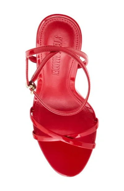 Steve Madden Women's Jypsey Strappy High-heel Dress Sandals In Red