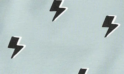 Miles The Label Lightning Print Sweatshirt & Joggers Set In Blue