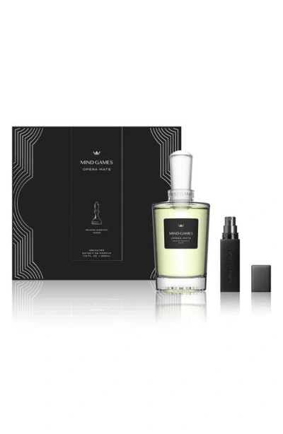 Mind Games Opera Mate Extrait De Parfum Decanter Gift Set In Transparent