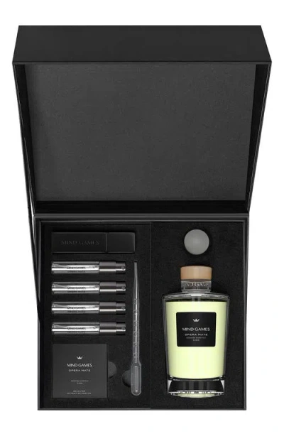 Mind Games Opera Mate Extrait De Parfum Decanter Gift Set In Transparent