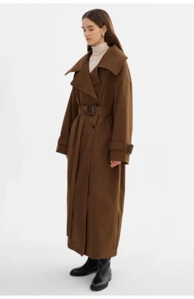 Lamarque Josephine | Oversized Trench Coat In Brown