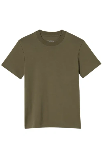 M.m.lafleur M. M.lafleur Leslie Organic Pima Cotton T-shirt In Brown