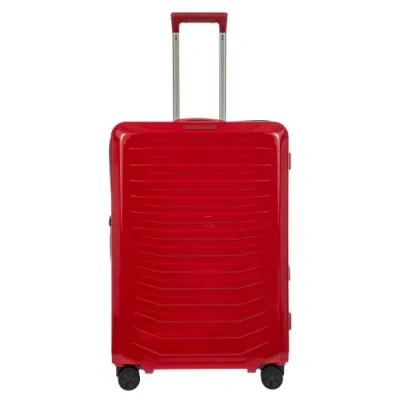 Porsche Design Roadster 30 Expandable Spinner Suitcase In Red