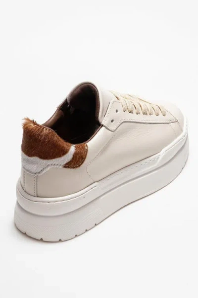 Forever & Always Shoes Anabel Leather Platform Sneakers In Multi