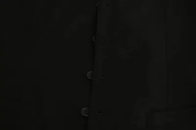 Pre-owned Dolce & Gabbana Black Wool Stretch Waistcoat Formal Dress Men's Vest ()