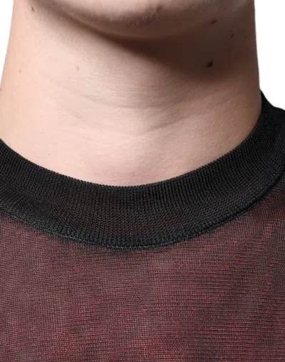 Pre-owned Dolce & Gabbana Brown Polyester Pullover Sweatshirt Men's Sweater ()
