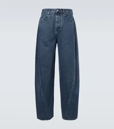Jacquemus Blue De-nîmes Denim The Espiral Jeans In Blue