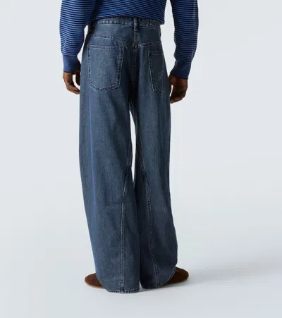 Jacquemus Blue De-nîmes Denim The Espiral Jeans In Blue