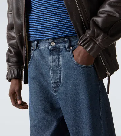 Jacquemus Blue De-nîmes Denim The Espiral Jeans In Blue