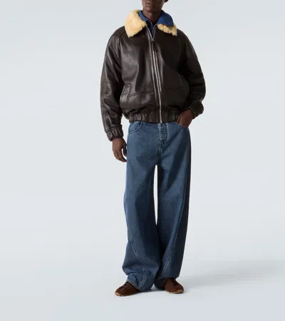 Jacquemus Blue De-nîmes Denim The Espiral Jeans In Blue