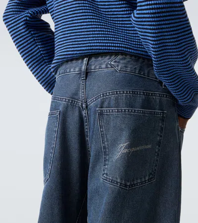 Jacquemus Blue De-nîmes Denim The Espiral Jeans In Blue