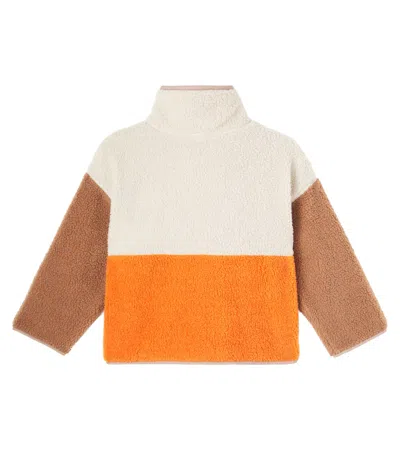 Dolce & Gabbana Dolce &amp; Gabbana Kids Color-block Fleece Jacket In Multi