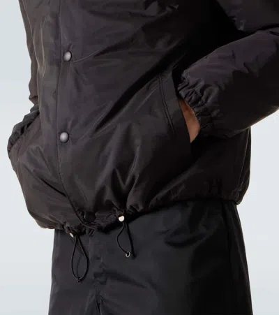 Prada Re-nylon Blouson Jacket In Black