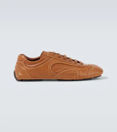 Prada Montecarlo Re-edition 2005 Sneakers In Brown