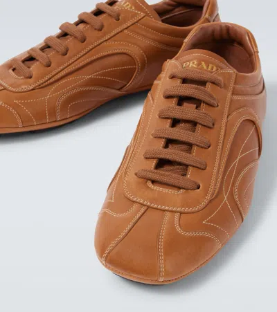 Prada Montecarlo Re-edition 2005 Sneakers In Brown