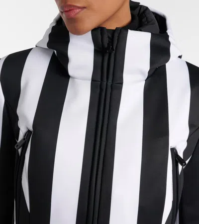 LINEA条纹羽绒滑雪夹克