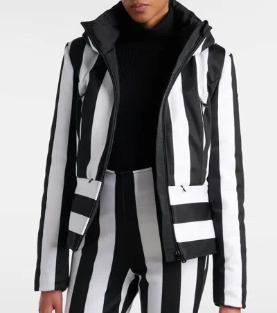 LINEA条纹羽绒滑雪夹克