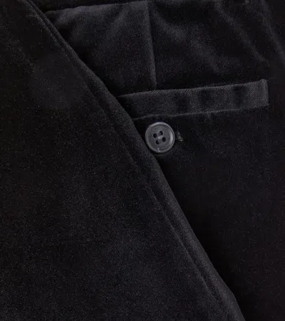 Bonpoint Timote Cotton Velvet Pants In Black